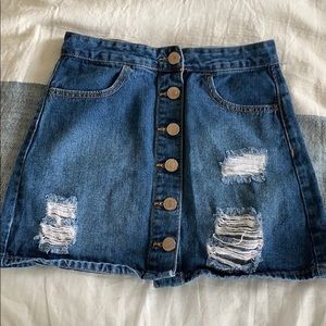 Jean Skirt